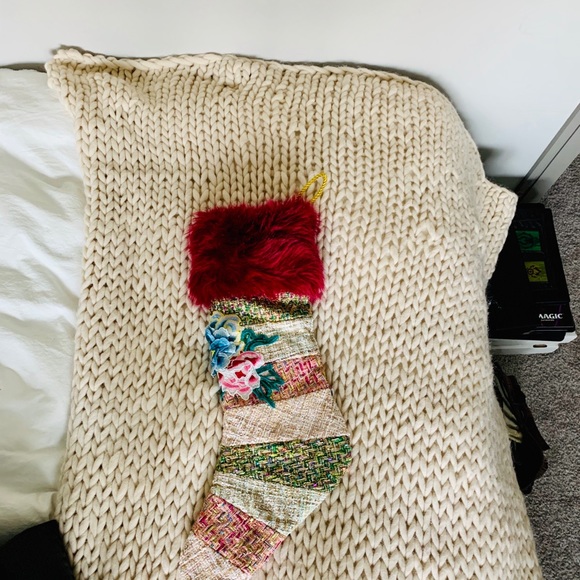 Brand New sold Out Anthropologie stocking - Picture 3 of 4